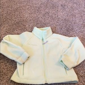 Columbia girls fleece fall jacket size 6x